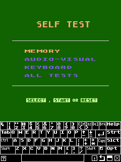Atari 800 XL Self Test